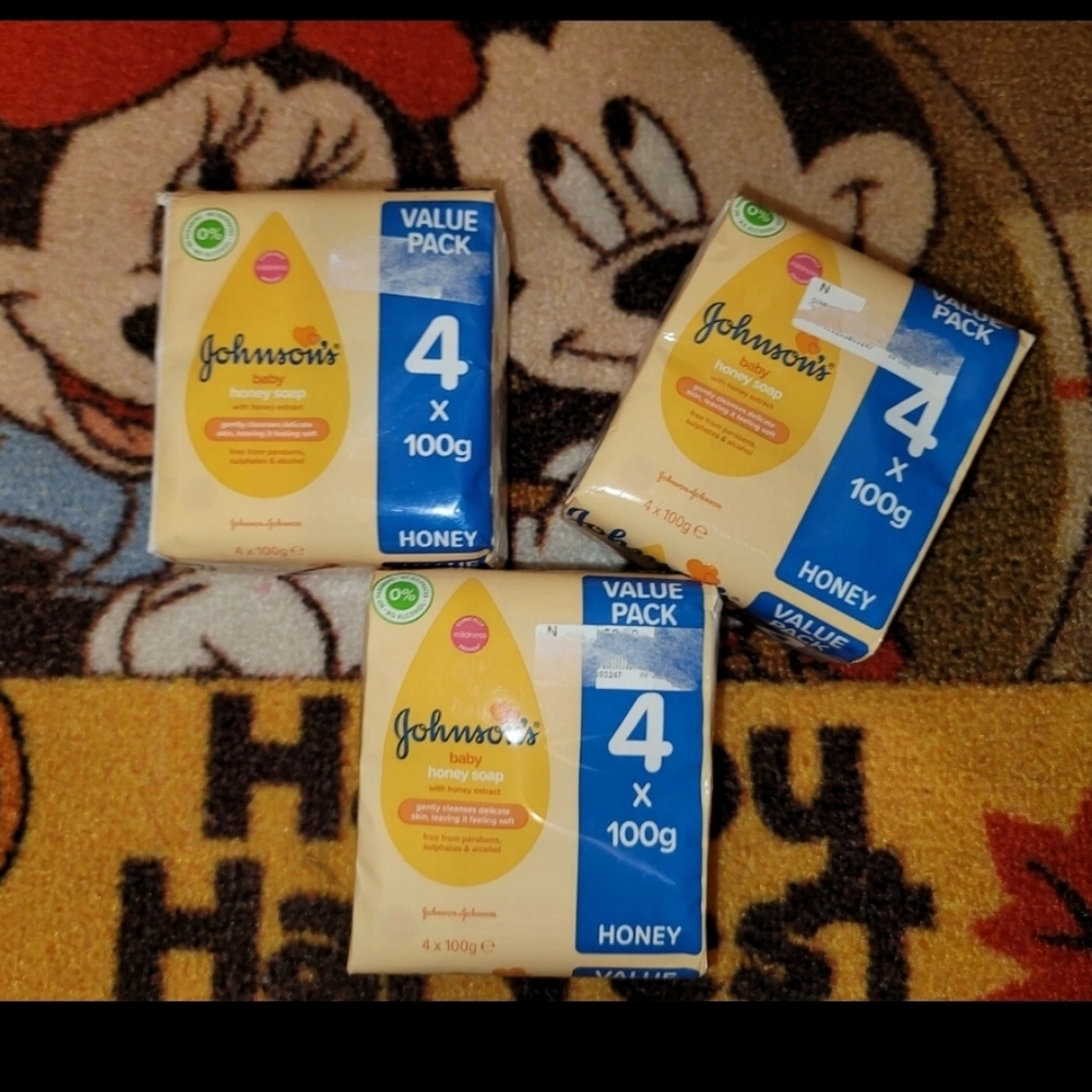 Johnson's Baby Honey Soap Bars Value Pack